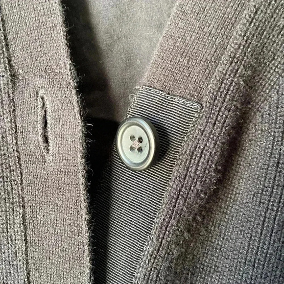 CAbi Women’s Black drawstring waist bottom Cardigan size M - Picture 3 of 6